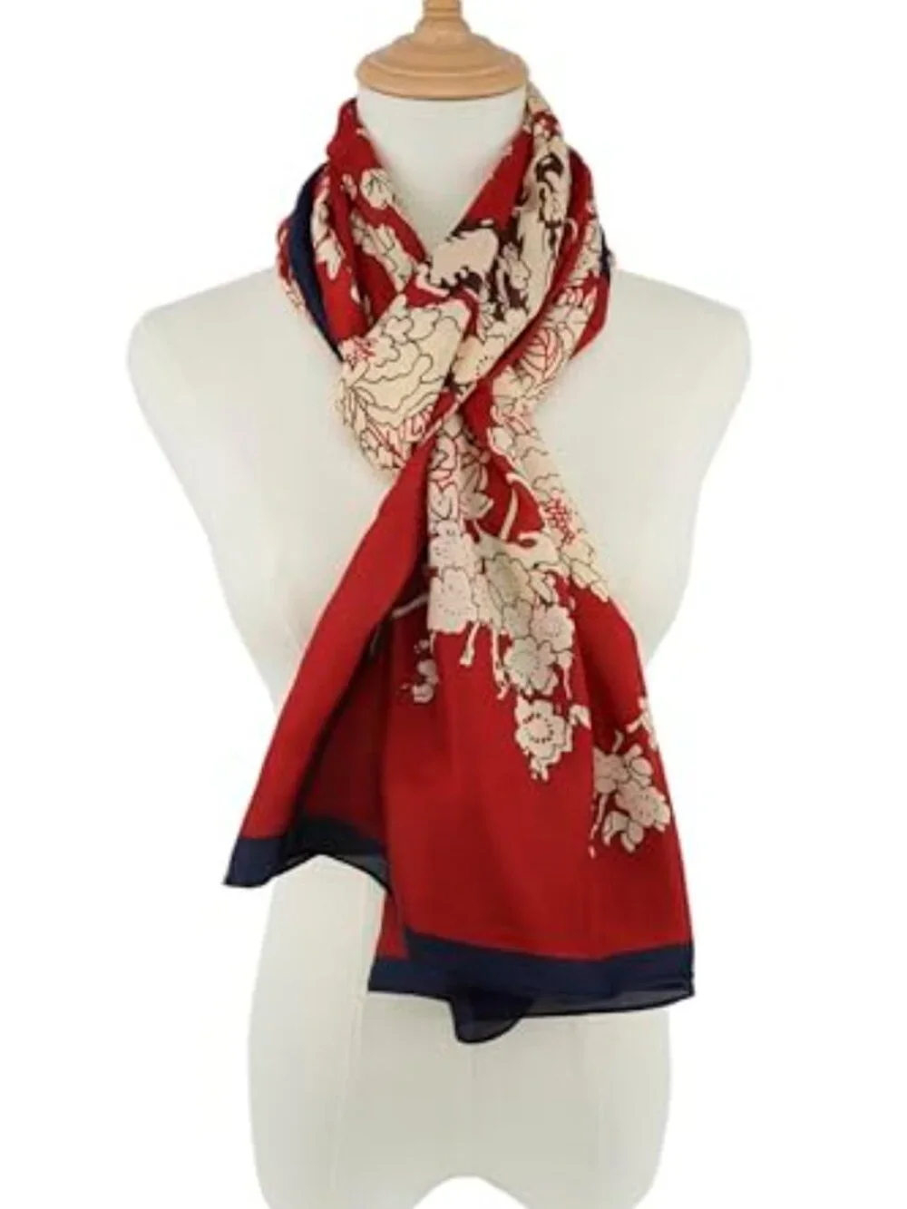 Large Silk Feel Satin Scarf Shawl Wrap for Women Lightweight Sun Protection